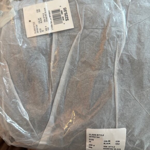 Unopened David's Bridal Galina Signature Sculpting Satin Off-the-Shoulder Dress - Picture 4 of 5